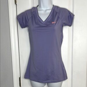 Nike Women's Purple V-Neck Top